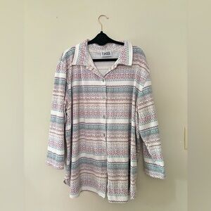 Vintage Soft teddi button up!